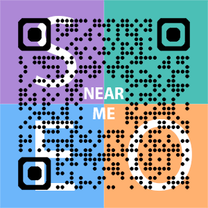 Near Me SEO Company logo with QR code for quick consultation in Anchorage.