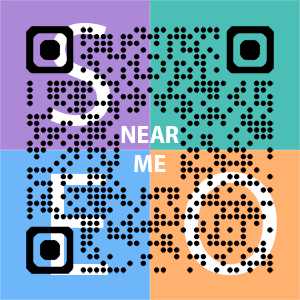 Near Me SEO Company logo with QR code for quick consultation in Bentonville.