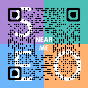 Near Me SEO Company logo with QR code for quick consultation in Boulder.