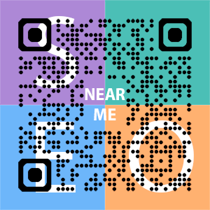 Near Me SEO Company logo with QR code for quick consultation in Breckenridge.