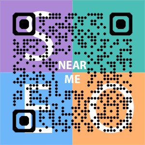 Near Me SEO Company logo with QR code for quick consultation in Bristol.