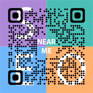Near Me SEO Company logo with QR code for quick consultation in Danbury.