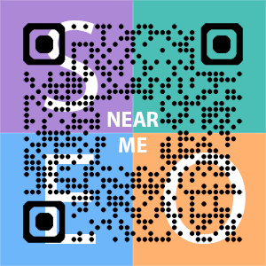 Near Me SEO Company logo with QR code for quick consultation in Dothan.