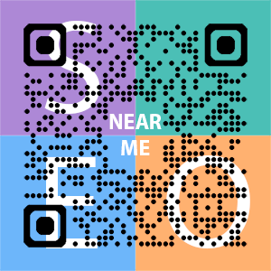 Near Me SEO Company logo with QR code for quick consultation in Durango.