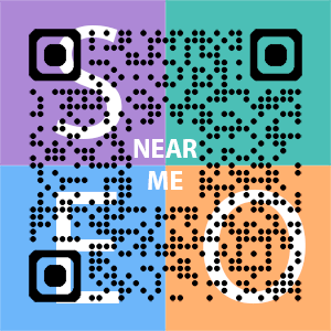 Near Me SEO Company logo with QR code for quick consultation in Frederick.