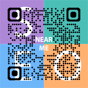 Near Me SEO Company logo with QR code for quick consultation in Grand Junction.