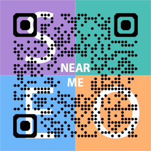 Near Me SEO Company logo with QR code for quick consultation in Greeley.