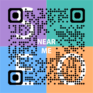 Near Me SEO Company logo with QR code for quick consultation in Honolulu.