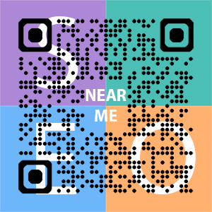 Near Me SEO Company logo with QR code for quick consultation in Joliet.