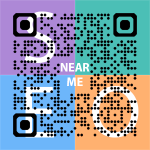 Near Me SEO Company logo with QR code for quick consultation in Lancaster.