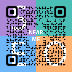 Near Me SEO Company logo with QR code for quick consultation in Olathe.
