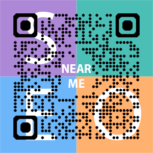 Near Me SEO Company logo with QR code for quick consultation in Panama City.