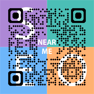 Near Me SEO Company logo with QR code for quick consultation in Scottsdale.