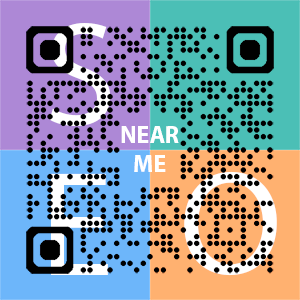 Near Me SEO Company logo with QR code for quick consultation in Thousand Oaks.