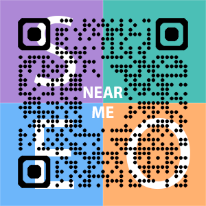 Near Me SEO Company logo with QR code for quick consultation in Torrance.