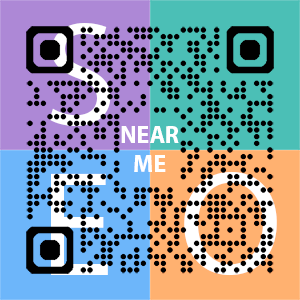 Near Me SEO Company logo with QR code for quick consultation in Waterbury.