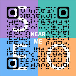 Near Me SEO Company logo with QR code for quick consultation in Waterford.