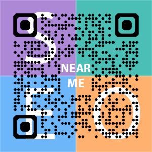 Near Me SEO Company logo with QR code for quick consultation in Wichita.